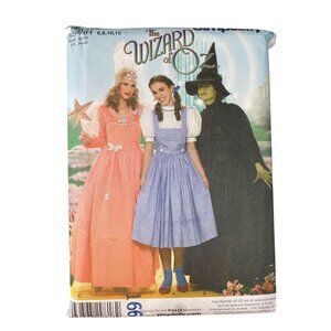 Simplicity 4136 Wizard Of Oz Costume Pattern Misses Size 6-12 Cosplay 2006 UNCUT